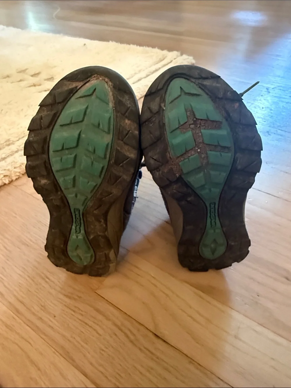 Vasque Kids Grey and Blue Hiking Boots size 10